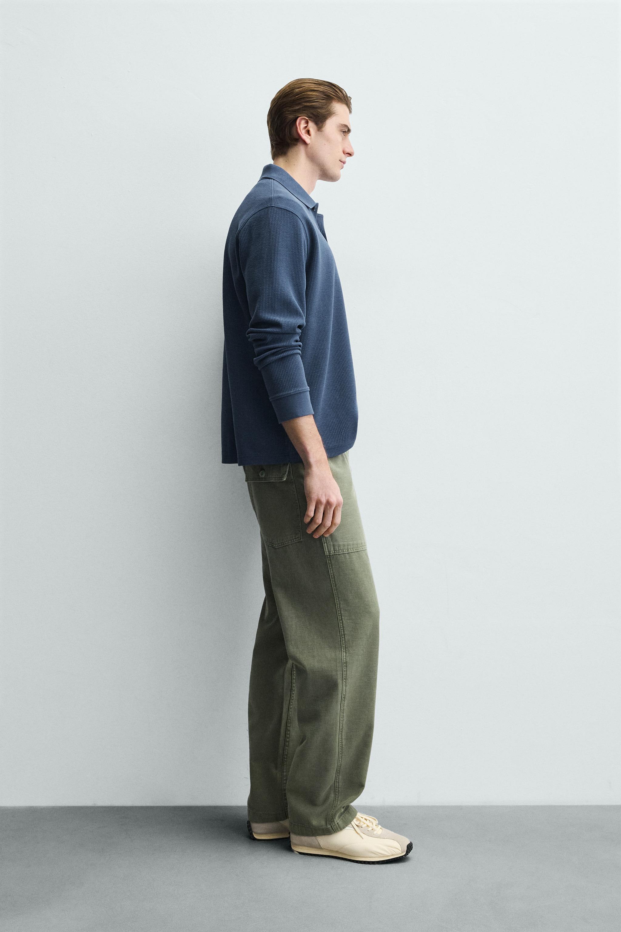 TEXTURED STRIPED POLO